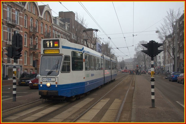 Op 30 december was er een speciale rit met de tram van Amsterdam