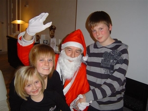 Kerstavond 2008 - op bezoek bij kleinkinderen.