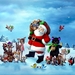 9-Christmas-wallpapers-free-santa-claus-with-animals-wallpaper