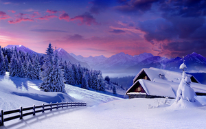 hd-wallpaper-with-mountain-landscape-with-snow-on-the-houses
