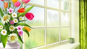 Bouquet_of_spring_rain_1366x768