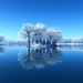 hd-wallpaper-with-lake-and-snow
