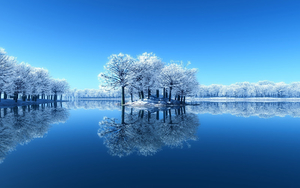 hd-wallpaper-with-lake-and-snow