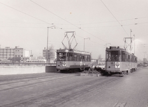 Motorrijtuig 509, lijn 9, Weena, 27-1-1957