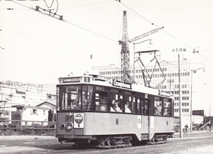 Motorrijtuig 526, lijn 1, Weena, 17-12-1963