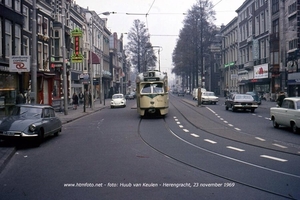 1969 Herengracht met omleiding lijn3