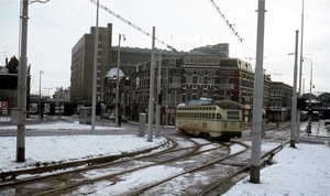 Rijswijkseplein, een autoloze zondag..1973...