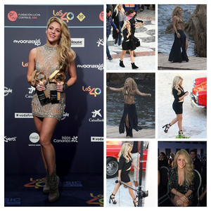 Shakira - At The 'Los 40 Music Awards', Barcelona, Spain 01-12-20
