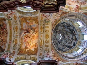 6  Abdij van Melk _Prachtige barok in abdijkerk