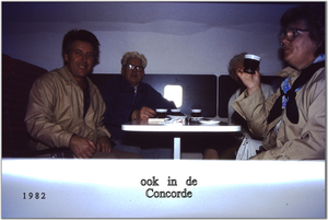 bakje koffie in de `Concorde`  1982