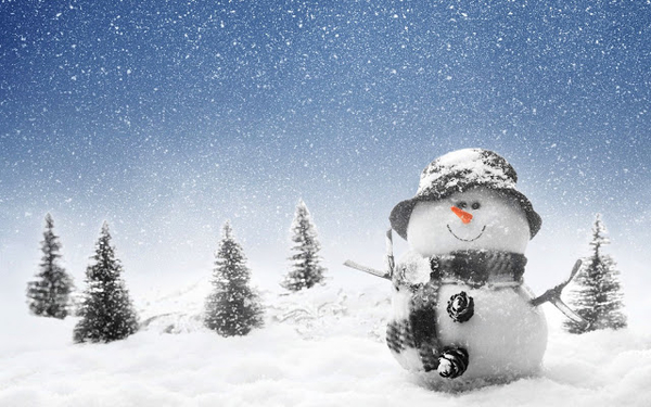 3d-winter-achtergrond-met-een-3d-sneeuwpop-in-de-sneeuw