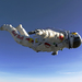 foto-van-skydiver-felix baumgartner-bezig-met-zijn-snelheidsrecor