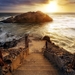hd-wallpaper-with-stone-stairs-to-rocks-and-sea