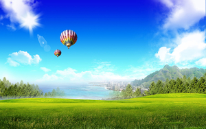 summer-season-beautiful-hot-air-balloon