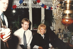 Jan en Peter Lodder met Margit Scheepsma (1989)