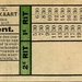 R.E.T. 1934 overstapkaartje 2 ritten 15 cent