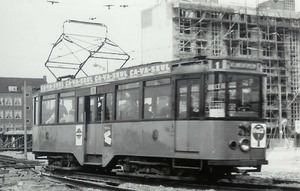 435, lijn 1, Oostplein, 1955