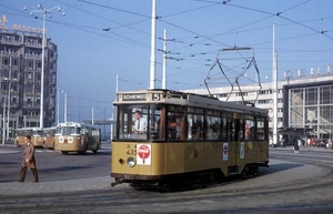 435, lijn 5, Stationsplein, 1962