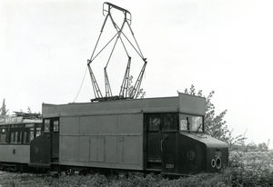 Railreiniger 2201, sloperij de Zweth IJsselmonde, 16-5-1972