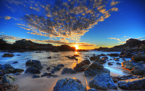 Nature_Sundown_Sunset_on_the_beach_HDR_017904_