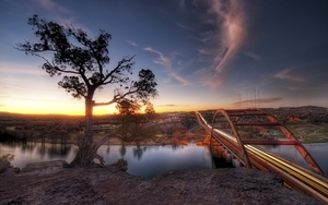 55290-nature-HDR-sunset-bridge-river-long_exposure