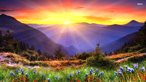 19096-mountain-sunrise-in-spring-1920x1080-nature-wallpaper