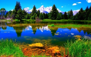 Nature-Landscape-lake-green-vegetation-wallpapers-Hd-3840x2400