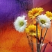 colorful-flower-with-rain-effect
