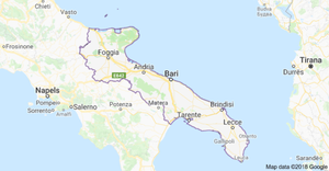 0 Puglia kaart