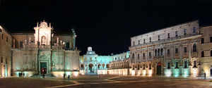 3A Lecce _234__Piazza_Duomo_by night
