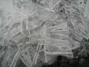 Mooie ijskristallen