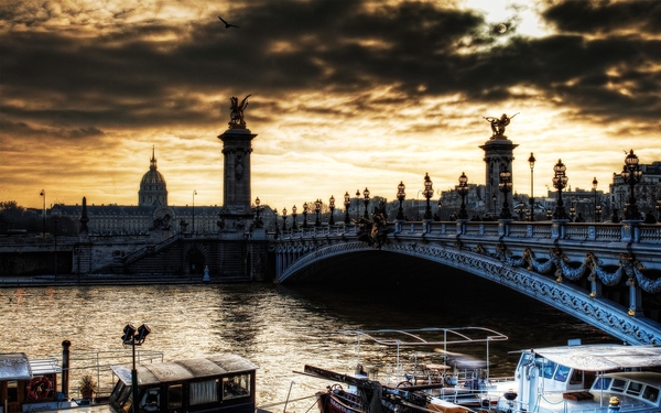 World___France_The_bridge_in_evening_Paris_037395_