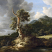 Jacob_van_Ruisdael_-_Bergachtig_landschap_met_knoestige_eik_voor_