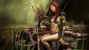 fantasy-art-fantasy-girl-jungle-comics-mythology-screenshot-compu