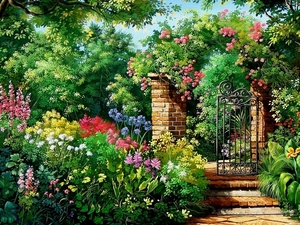 ws_Charming_Flowers_&_Garden_Gate_1600x1200