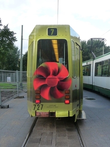 727 DUIKBOOT-TRAM kom werken bij de RET (2010)