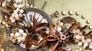 time_for_fall_bows_retro_clock_vintage-gHKO