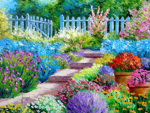 jean-marc-janiaczyk-flower-garden-painting-widescreen-wallpaper-w