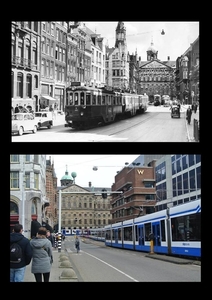 Raadhuisstraat (toen & nu) Amsterdam