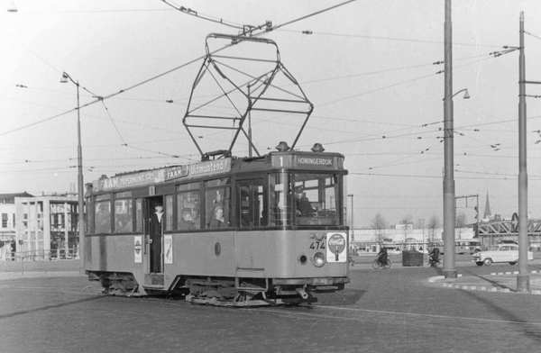 474 (401-570) lijn 1 Hofplein 11-03-1956