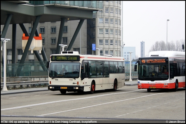 196 - Den Haag Centraal, busplatform