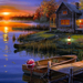 autumn-sunset-at-the-lakeside-house-23873-1920x1080