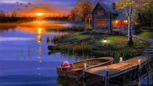 autumn-sunset-at-the-lakeside-house-23873-1920x1080