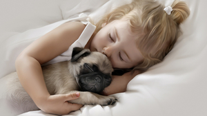 Dogs_Pug_Two_Sleep_Little_girls_Cute_520471_1334x750