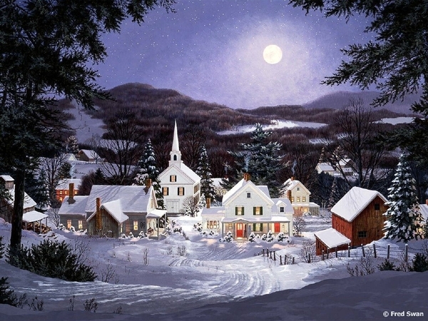 Vintage-Christmas-Village-Scene-17