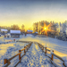 Winter_Fence_Village_HDR_445306