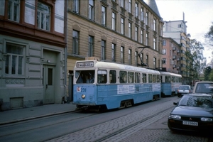 Zweden en Noorwegen kwamen wij ook in Oslo. Het tramnet daar was 