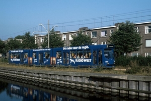 RTV-West tram 3057 onderweg naar Kraayenstein 20-07-1995