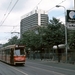 Strandexpres tram op de Kalvermarkt.19-06-1988