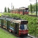 Tram ontspoort voor de Hoornbrug    (18 juli 2007)